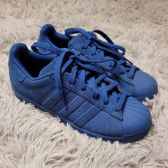Adidas Blue Shell Toe - Picture 3 of 4